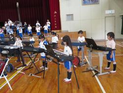 1年生音楽会の練習