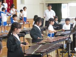 1年生音楽会の練習