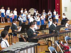 1年生音楽会の練習