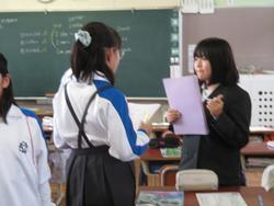 5年生外国語の授業