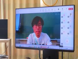 全校朝会の様子