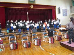 6年生音楽会の練習