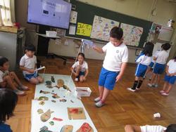 2年生三樹っ子フェスティバルのブース交流