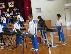 5年生音楽会の練習
