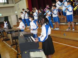 5年生音楽会の練習