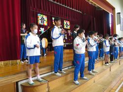 5年生音楽会の練習