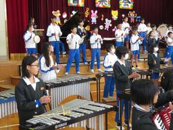 5年生音楽会の練習