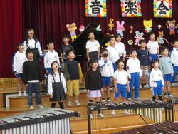 2年生音楽会の練習