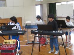 2年生音楽会の練習