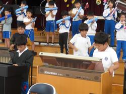 2年生音楽会の練習