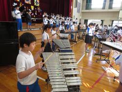 2年生音楽会の練習
