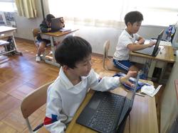 2年生タブレット学習