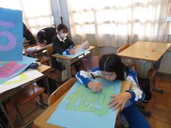 6年生三樹っ子フェスティバルの準備
