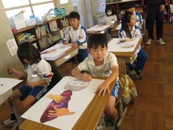 2年生図工の授業