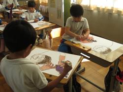 2年生図工の授業