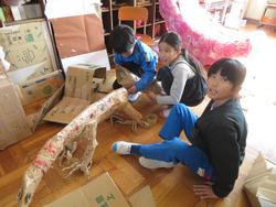 5年生三樹っ子フェスティバルの準備