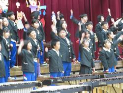 音楽会3年生の演奏