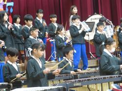 音楽会3年生の演奏