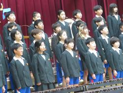 音楽会5年生の演奏