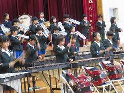 音楽会2年生の演奏