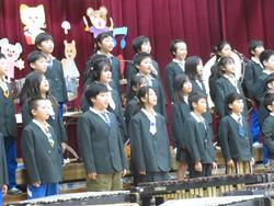 音楽会4年生の演奏