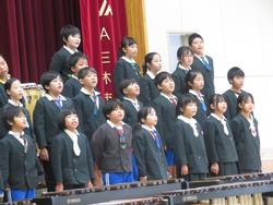音楽会4年生の演奏
