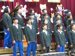 音楽会6年生の演奏