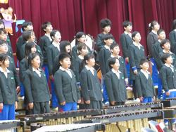 音楽会6年生の演奏