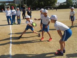 紅白対抗ドッジビー大会（3年生）