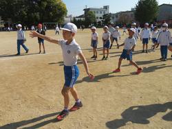 紅白対抗ドッジビー大会（3年生）