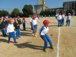 紅白対抗ドッジビー大会（3年生）