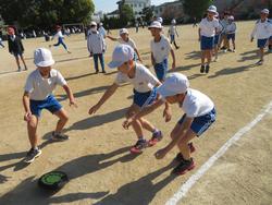紅白対抗ドッジビー大会（3年生）
