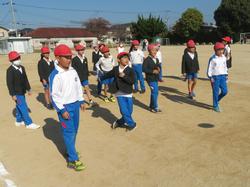 紅白対抗ドッジビー大会（3年生）