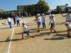 紅白対抗ドッジビー大会（3年生）