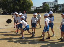 紅白対抗ドッジビー大会（3年生）