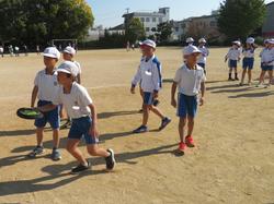 紅白対抗ドッジビー大会（3年生）