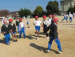 紅白対抗ドッジビー大会（3年生）