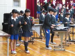 創立150周年記念音楽会の様子