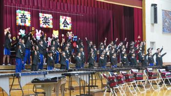 創立150周年記念音楽会の様子