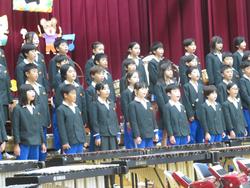 創立150周年記念音楽会の様子