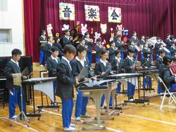 創立150周年記念音楽会の様子