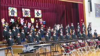 創立150周年記念音楽会の様子