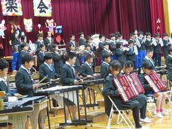 創立150周年記念音楽会の様子