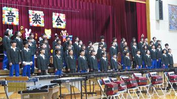 創立150周年記念音楽会の様子