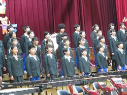創立150周年記念音楽会の様子