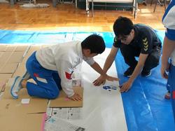 6年生手形作品づくり