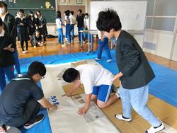 6年生手形作品づくり