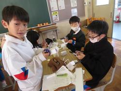 5年生ブース運営の準備
