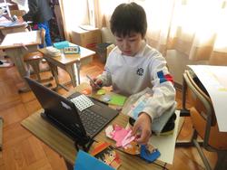 5年生ブース運営の準備
