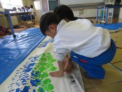 1年生手形作品づくり